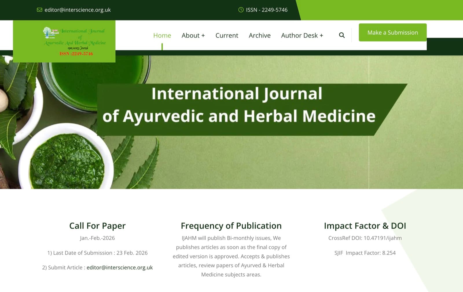 Old legacy website on Joomla